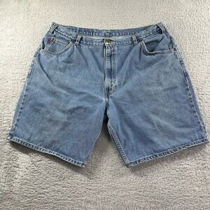 VINTAGE Bugle Boy Jorts Shorts Mens‎ 38 Light Blue Denim 100% Cotton 90s Retro